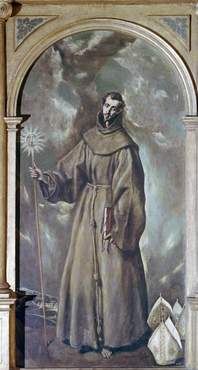 San Bernardino da Siena da El Greco